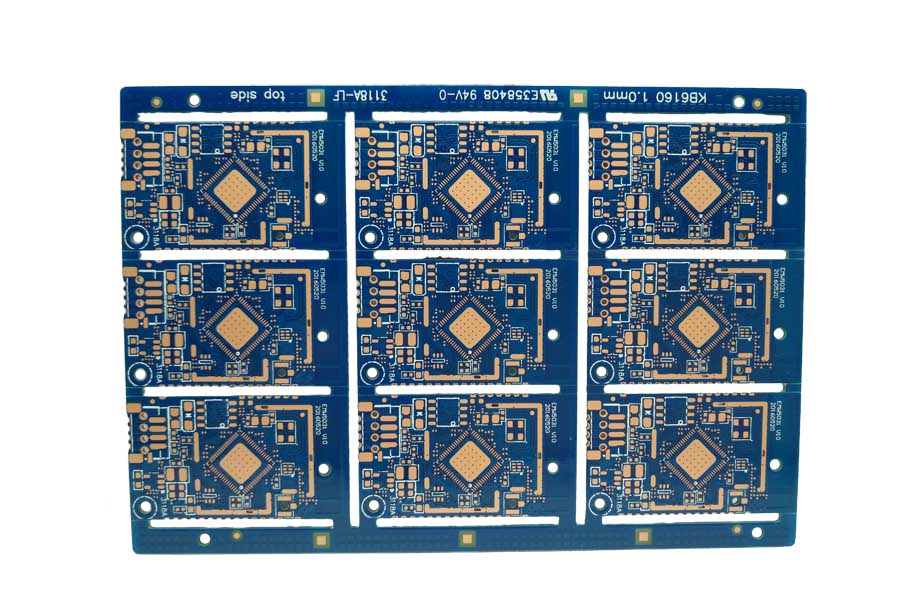 雙面OSP阻抗半孔電路板,電子調(diào)諧器、智能控制器smt貼片加工廠